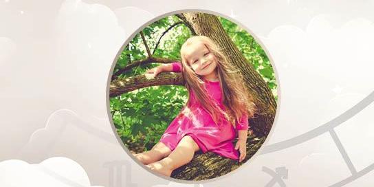 Kinderhoroskop Geschenkbuch Cover mit Platzhalter